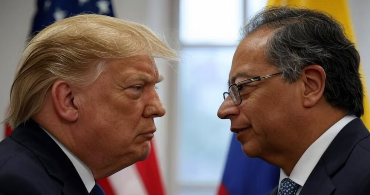 Donald Trump y Gustavo Petro