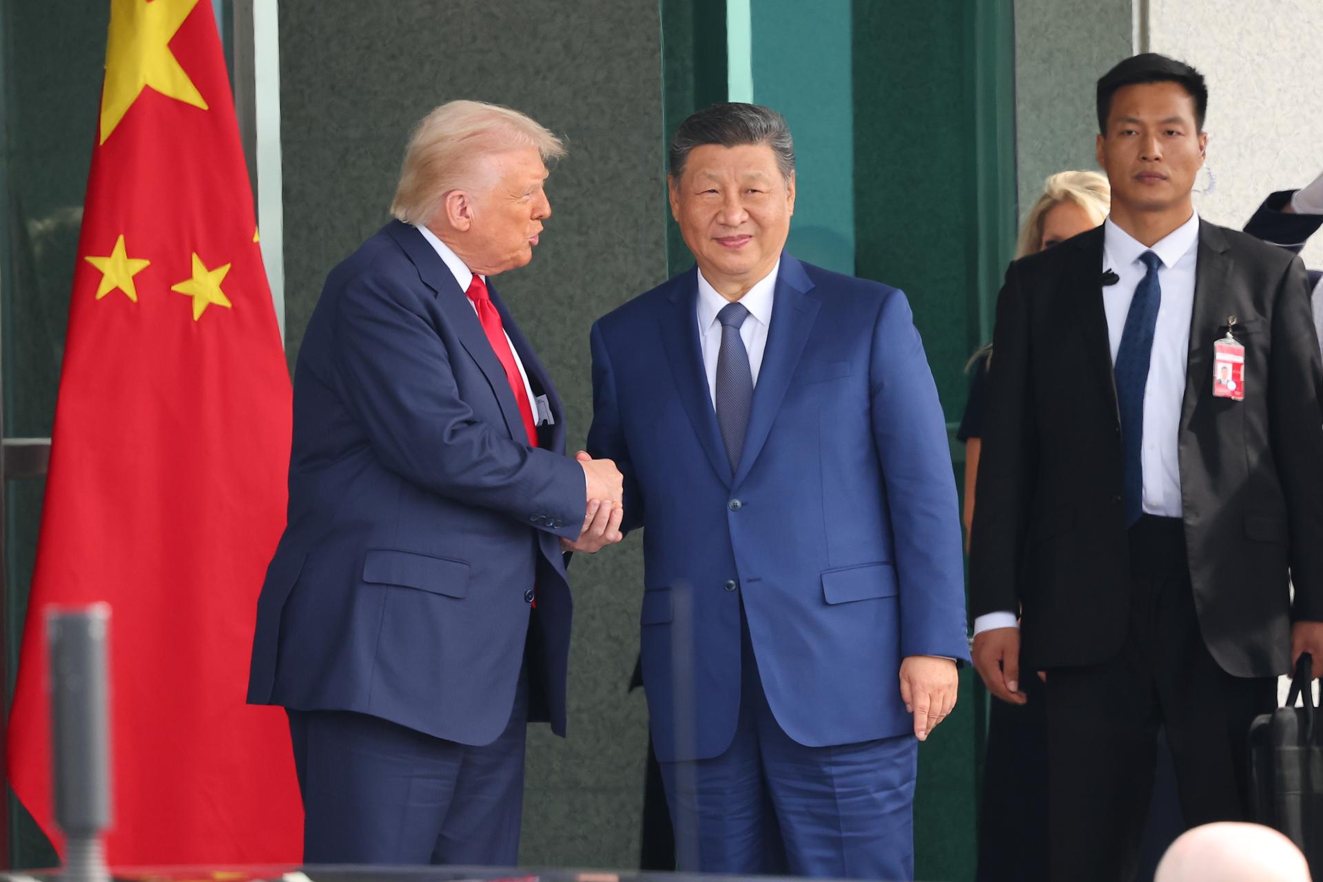 Donald Trump y Xi Jinping 