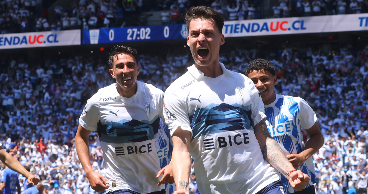 Con un jugador menos: UC derrota a La U por Liga de Primera y sueña con clasificación a Libertadores