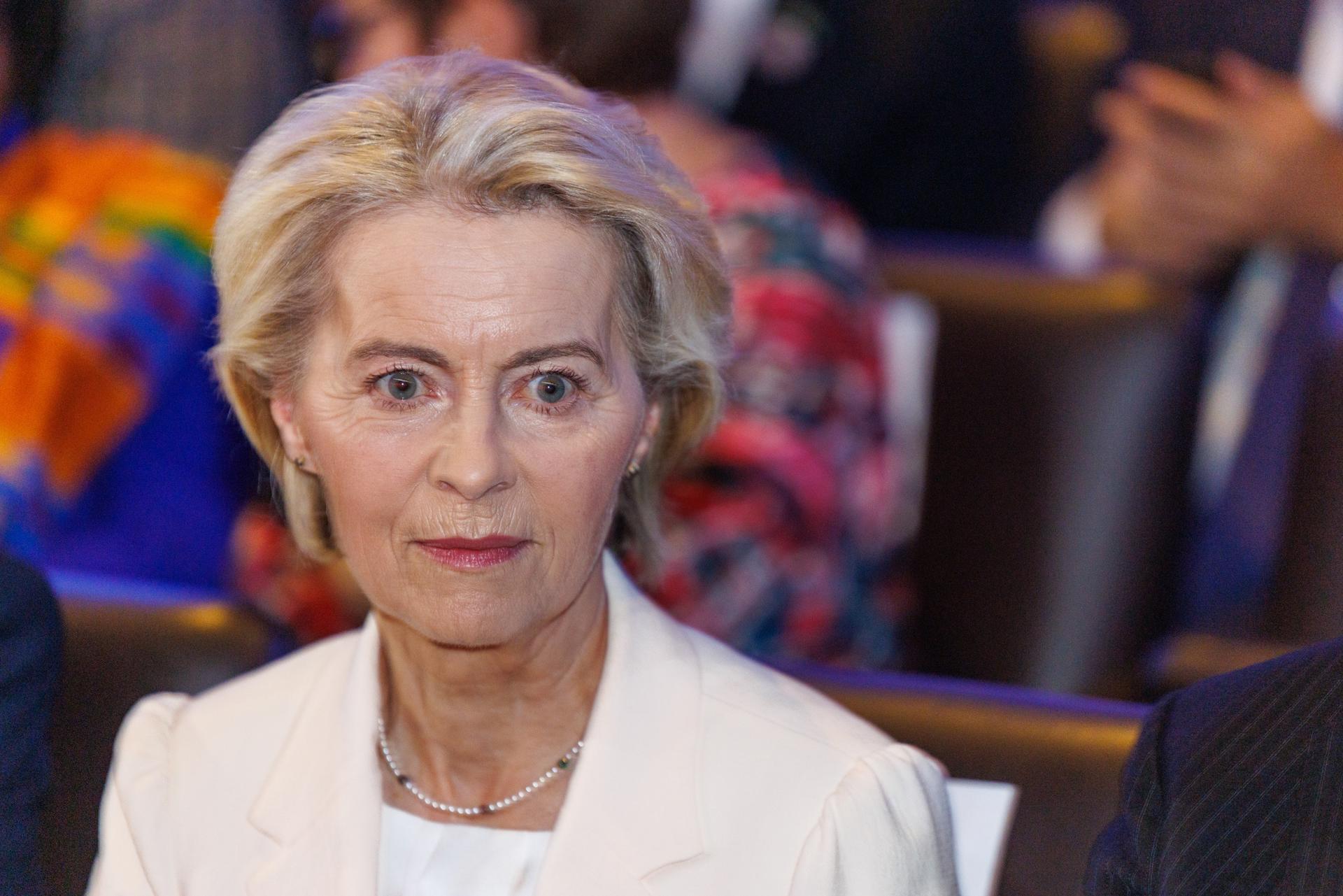 La presidenta de la Comisión Europea, Ursula von der Leyen