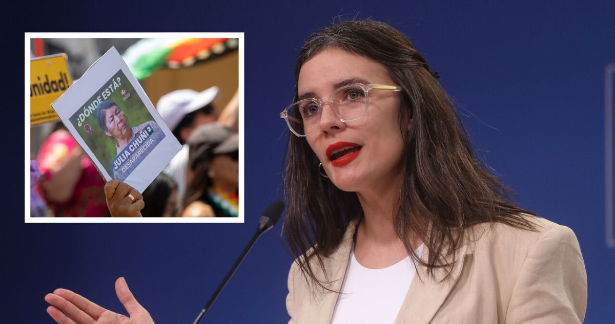 Ministra Vallejo pide la “mayor celeridad posible” en diligencias para encontrar a Julia Chuñil