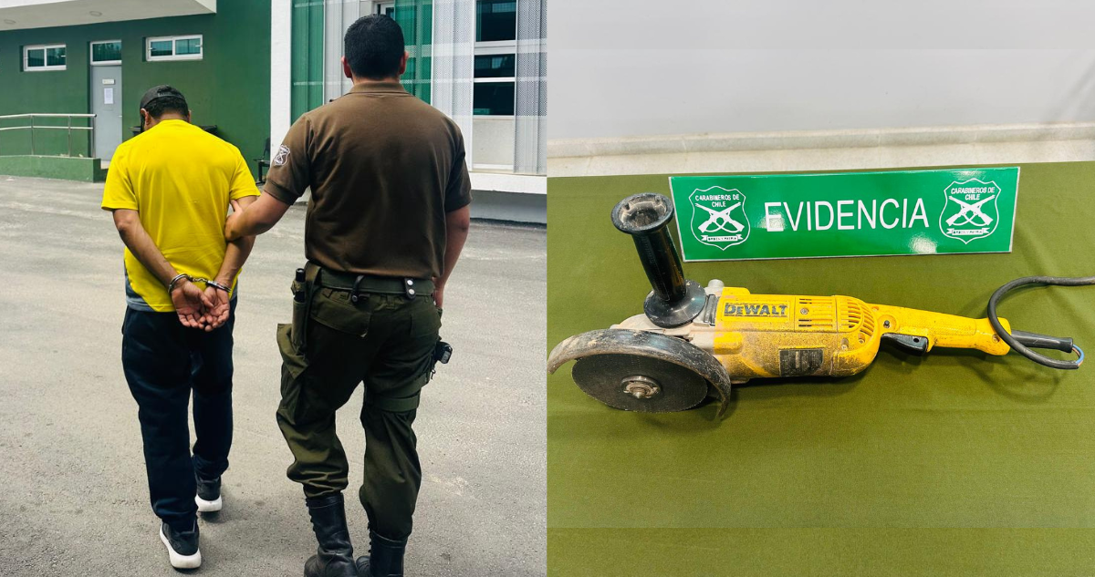 Valparaíso: detienen a hombre por iniciar incendio forestal mientras trabajaba con galletera eléctrica