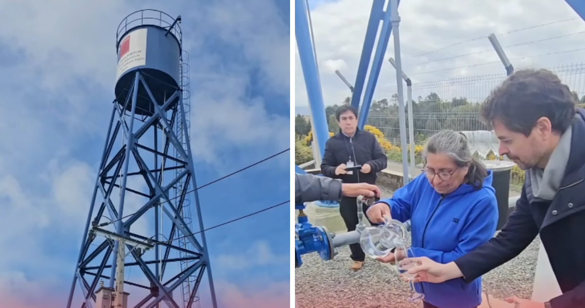 Vecinos de Chalihue celebran la llegada del agua potable a sus hogares