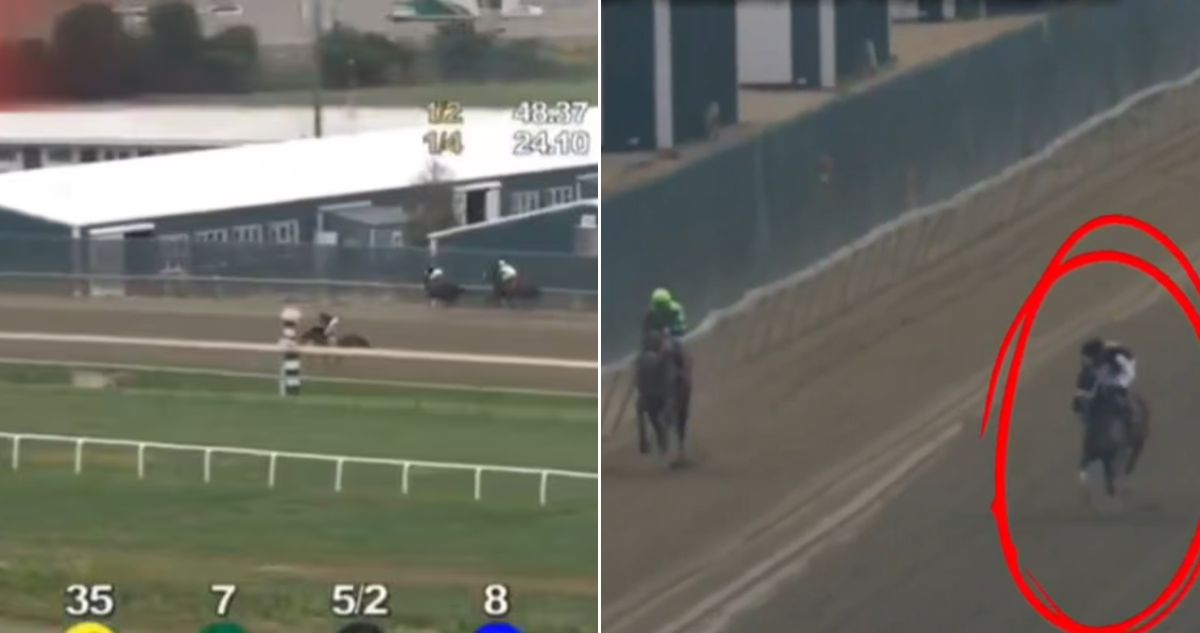 Jinete se volvió viral por heroica acción en carrera que salvó a rival