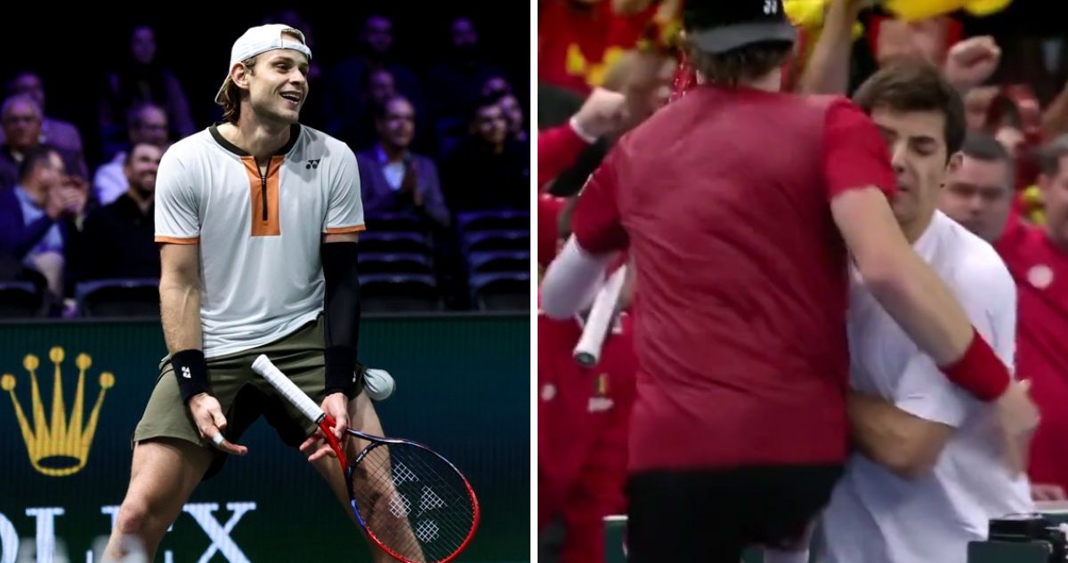 Zizou Bergs recordó incidente con Cristian Garin en Copa Davis.