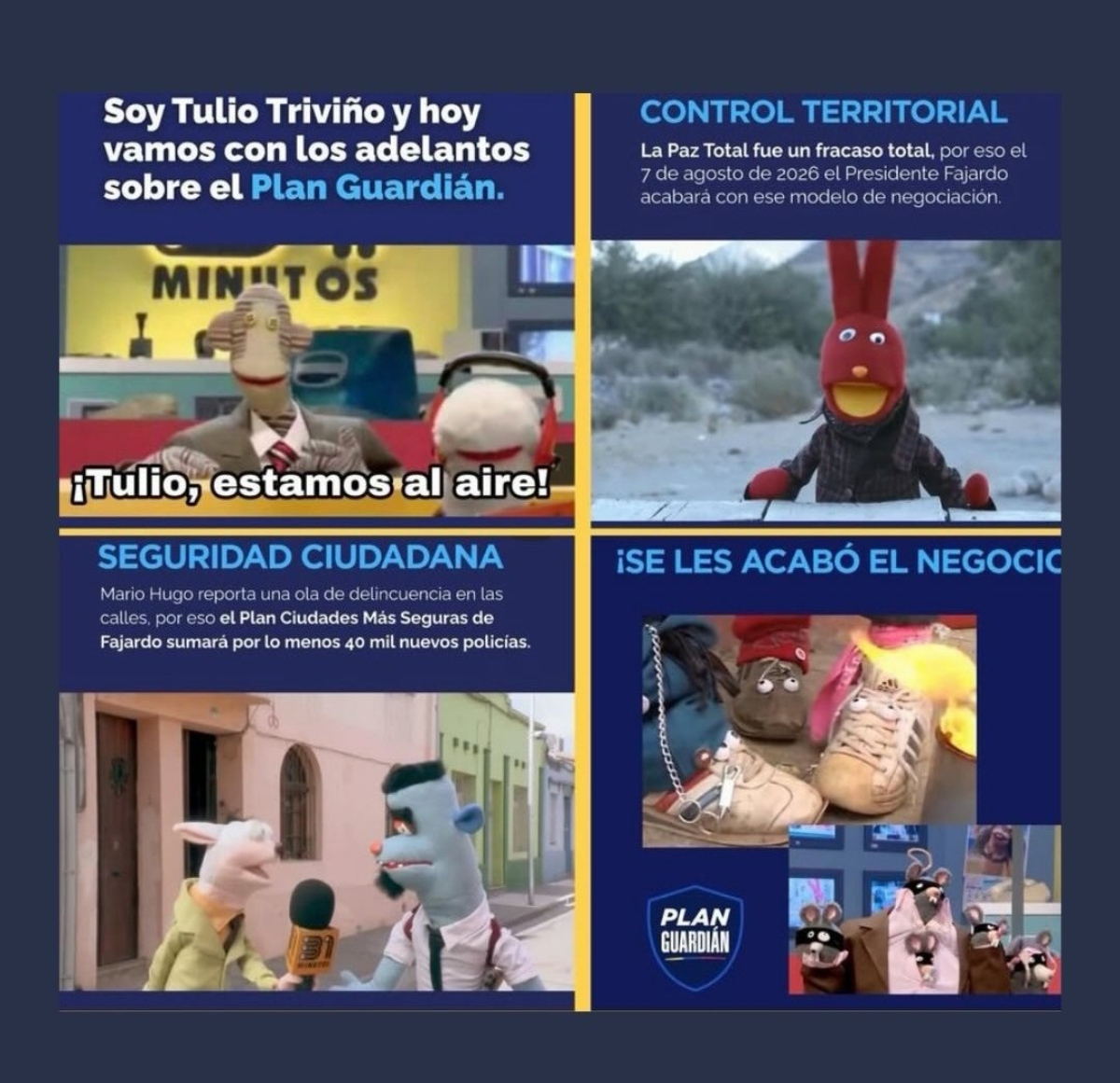 31 Minutos denuncia a candidato presidencial colombiano por uso ilegal de sus personajes