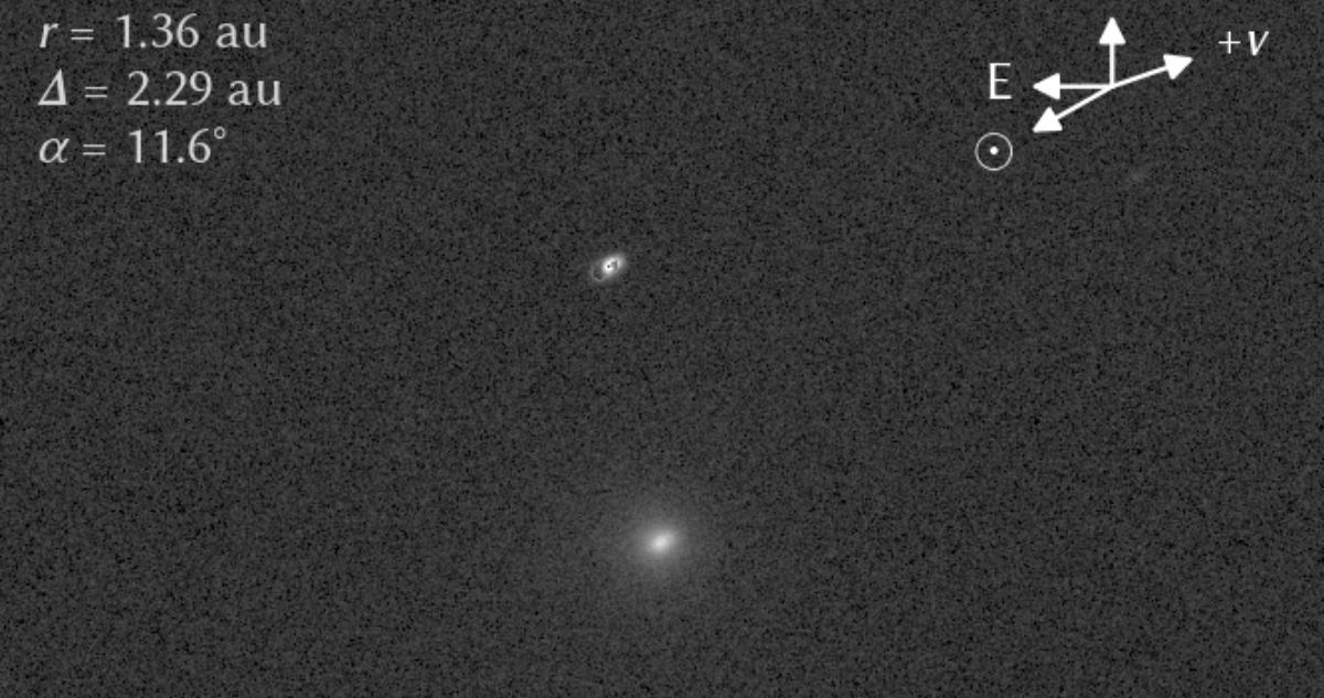 Primera imagen del cometa 3I/ATLAS tras su perihelio