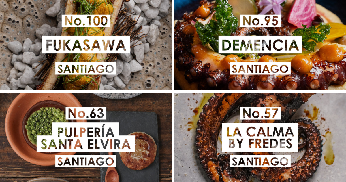 4 restaurantes chilenos destacan entre los 100 mejores de Latinoamérica, según prestigioso ránking