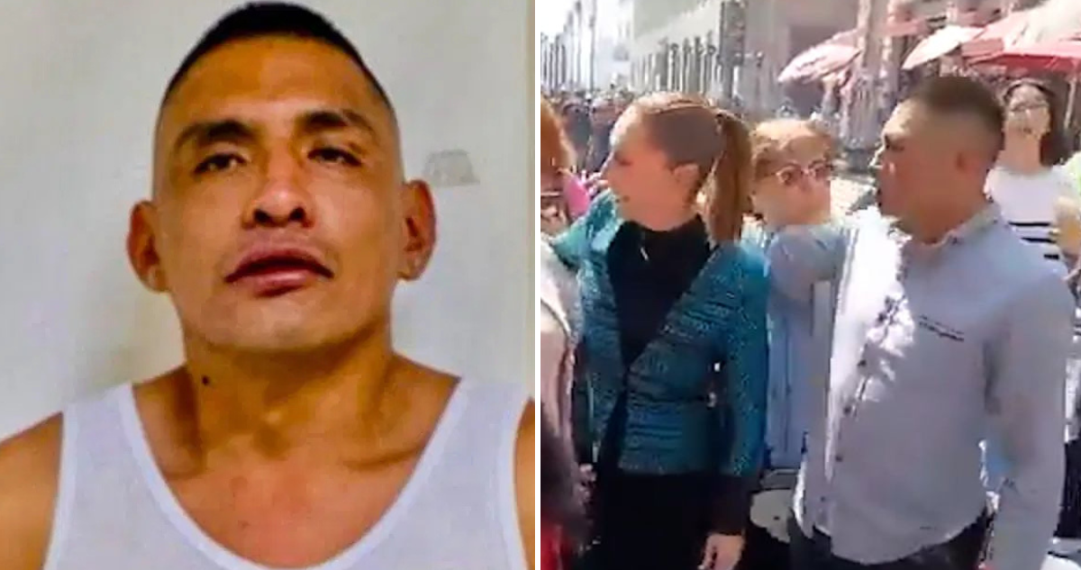 Sujeto que acosó a Claudia Sheinbaum