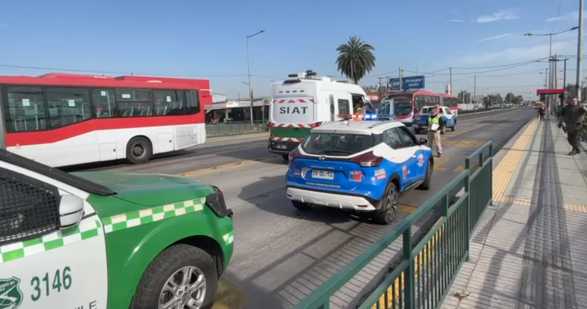 Adolescente de 16 años muere atropellado por bus RED en La Granja: chofer huyó, pero fue detenido