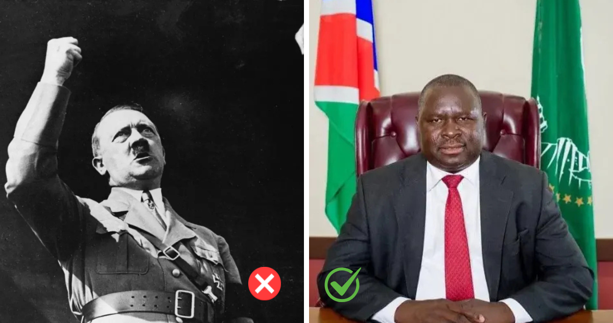 Adolf Hitler está a punto de ganar las próximas elecciones en Namibia