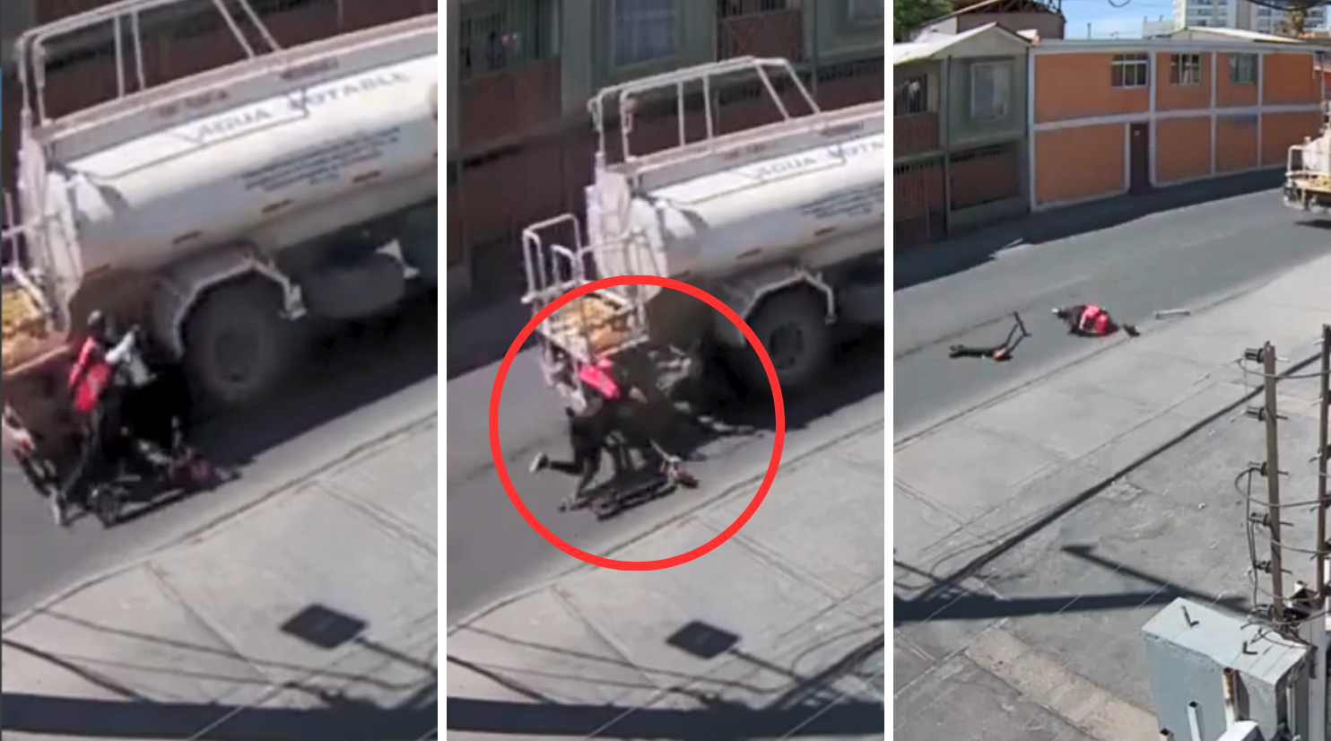 Camión municipal atropella a joven en scooter y escapa sin ayudarla: instruyeron sumario