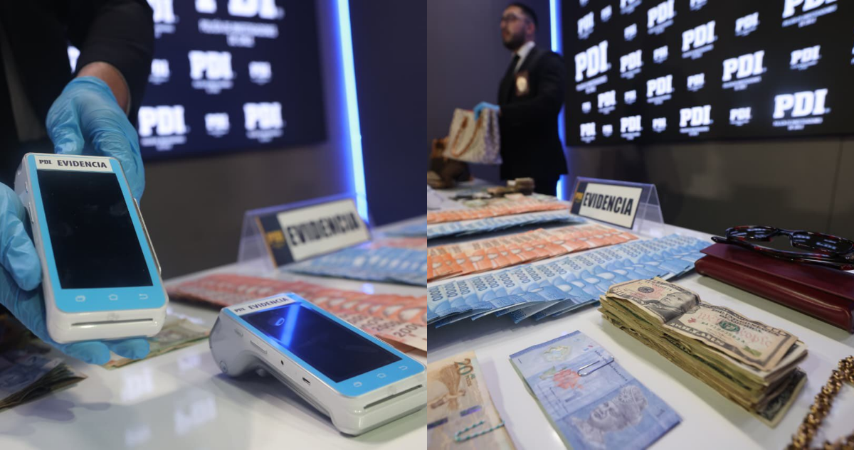 Banda desbaratada defraudó más de $4.000 millones desde Chile con tarjetas bancarias robadas en EEUU