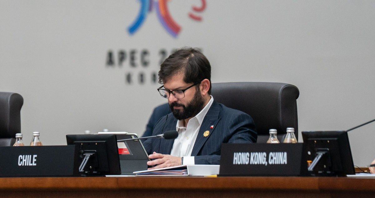 Gabriel Boric en la APEC.