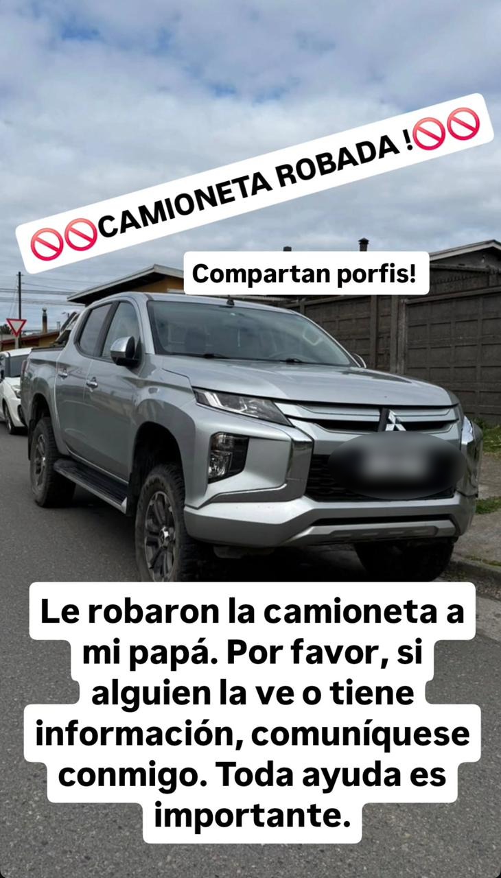 Camioneta robada en estacionamiento de circo Panamericano