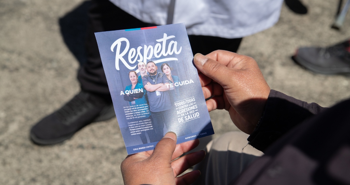 Campaña contra agresiones a personal de Salud