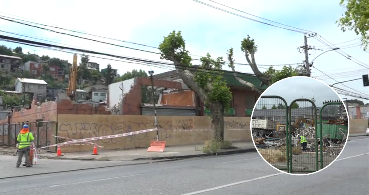 VIDEOS | Demuelen ex terminal Camilo Henríquez en Concepción: se construirá edificio de 9 pisos