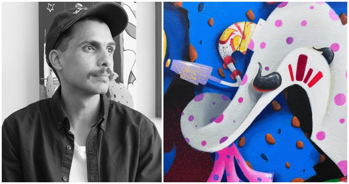 Carlos Sirk, leyenda del graffiti chileno, muestra por un solo día sus pinturas pandémicas