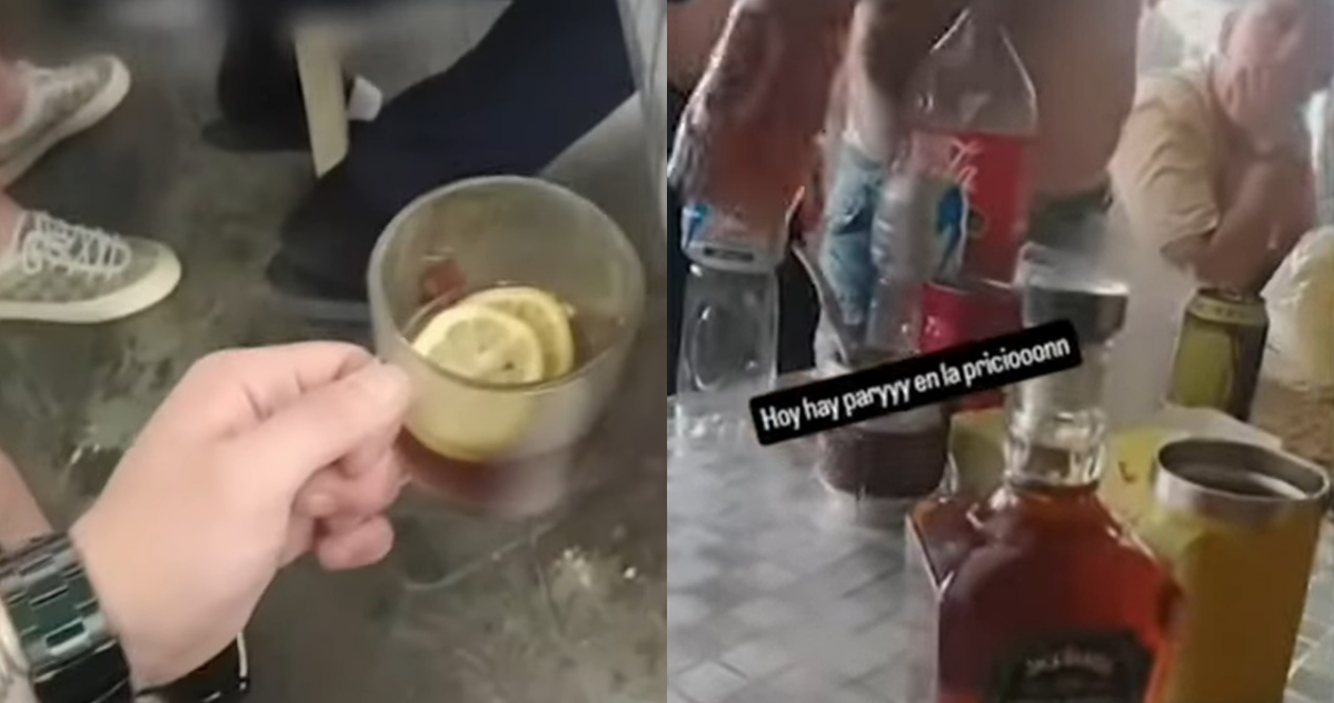 Difunden “carrete” con asado y alcohol en cárcel Santiago 1: internos involucrados fueron aislados