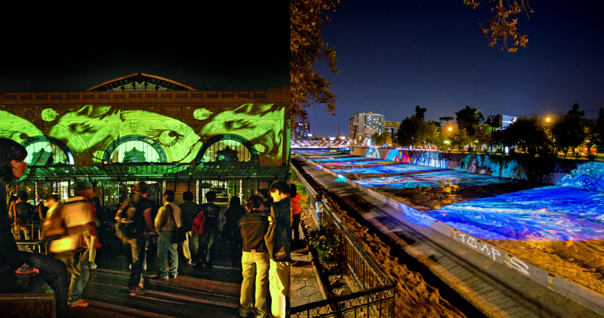 Regresa Catalina Rojas con muralismo de luz a Estación Mapocho: conoce los detalles de Art Week 2025