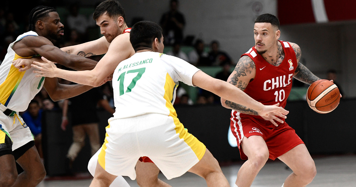 Chile Brasil en el Clasificatorias de Básquetbol Americas rumbo al Mundial de Qatar 2027