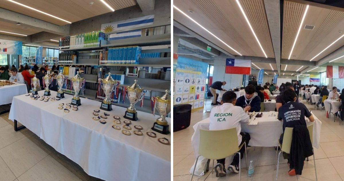 Rancagua alberga el primer Campeonato Sudamericano de Ajedrez Absoluto.