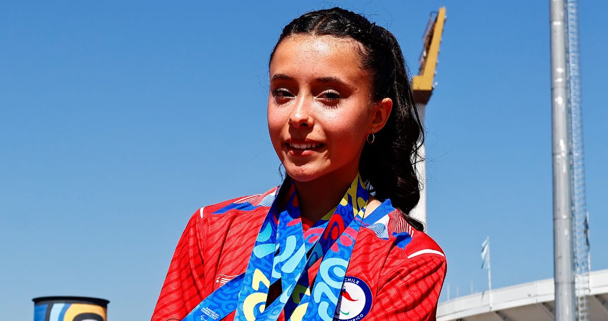 María Jesús Lara hizo historia en Parapanamericanos Juveniles.