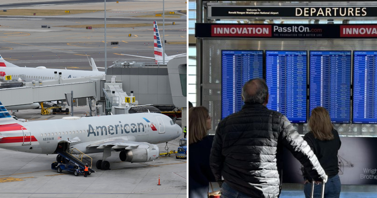 Vuelos en tierra por cierre de gobierno en EEUU