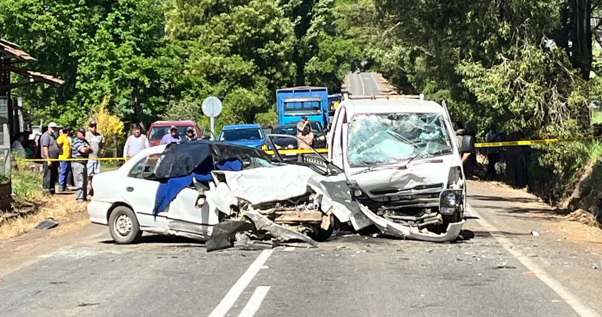 Colisión en Padre Las Casas