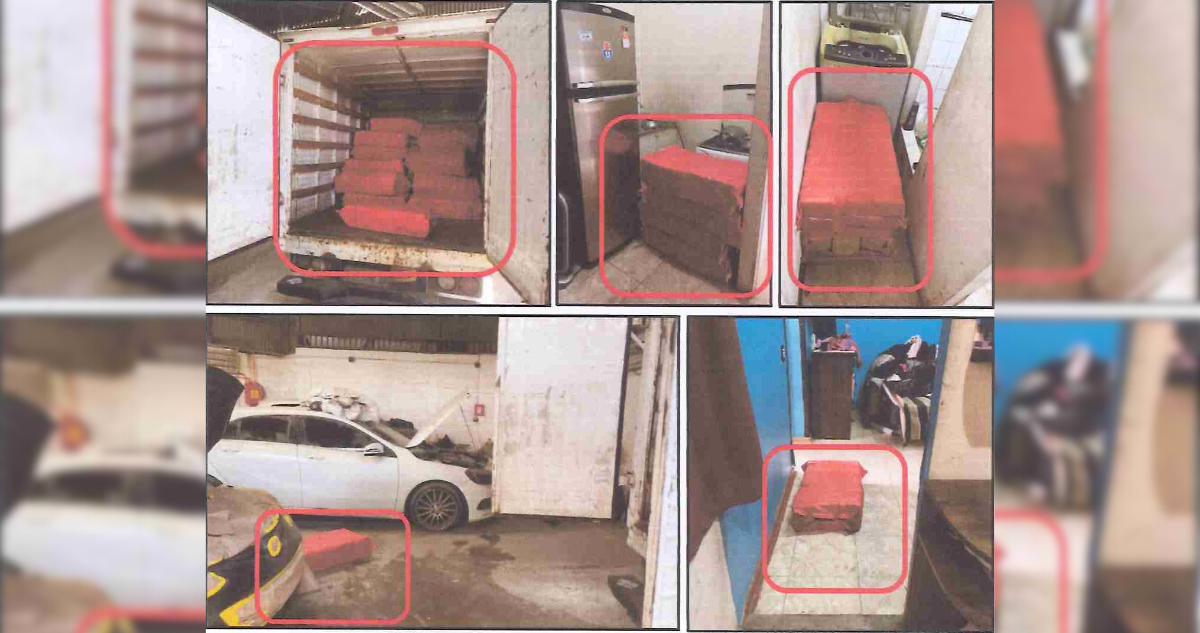 Más de 55 años de cárcel para 7 colombianos que ingresaron 1,5 toneladas de marihuana a Chile