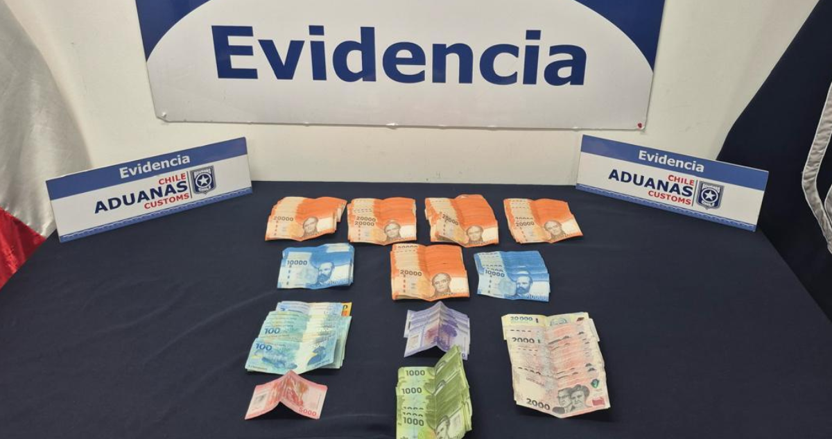 Detectan contrabando de dinero en bus turístico en paso fronterizo: más de 12 mil dólares sin declarar
