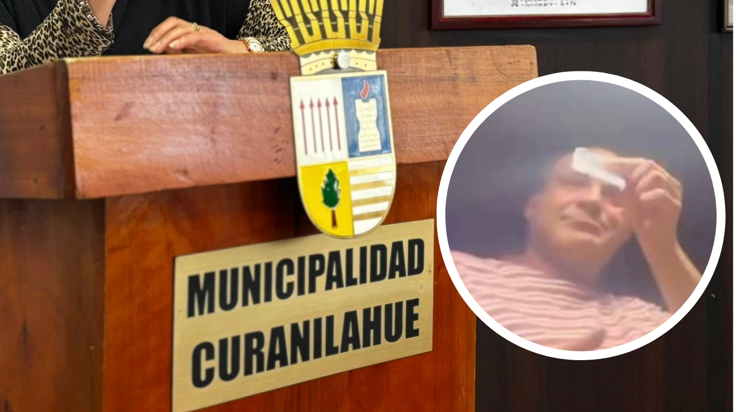 Concejal de Curanilahue grabado en video consumiendo droga será llevado al TER para ser sancionado