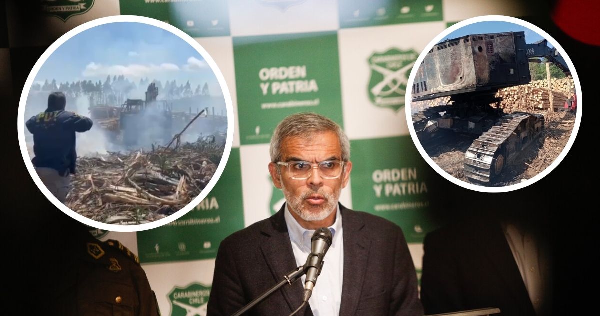 Ministro Cordero atribuye seguidilla de atentados en La Araucanía a “jóvenes radicalizados”