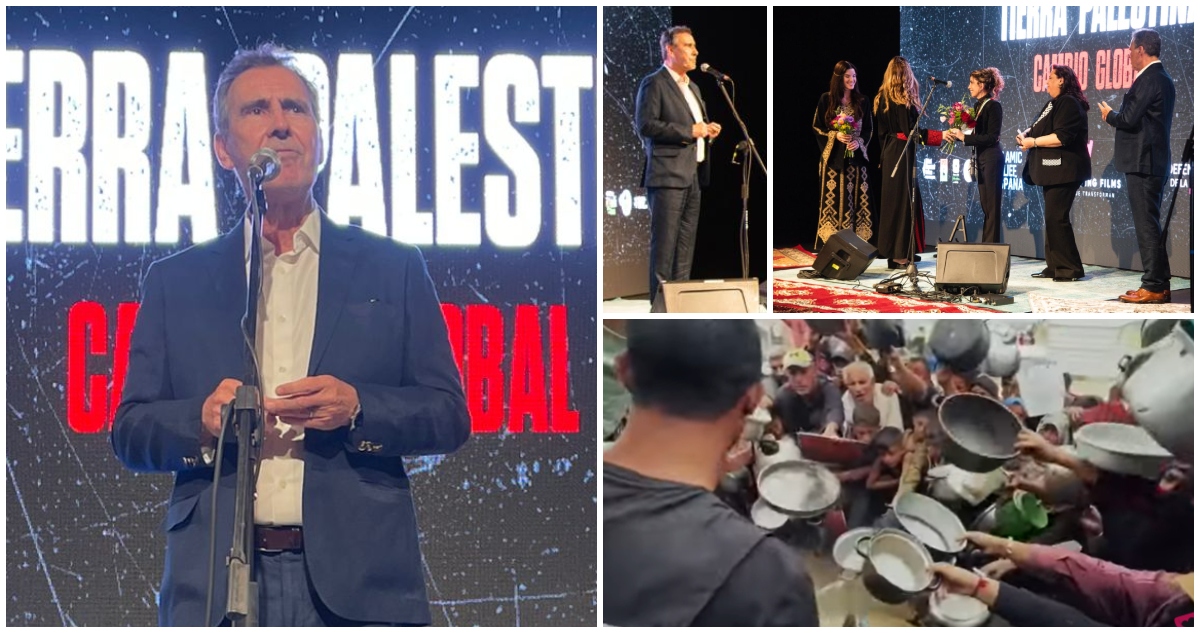 Cristian Campos reaparece en estreno de documental sobre Palestina: “Crea conciencia del genocidio”