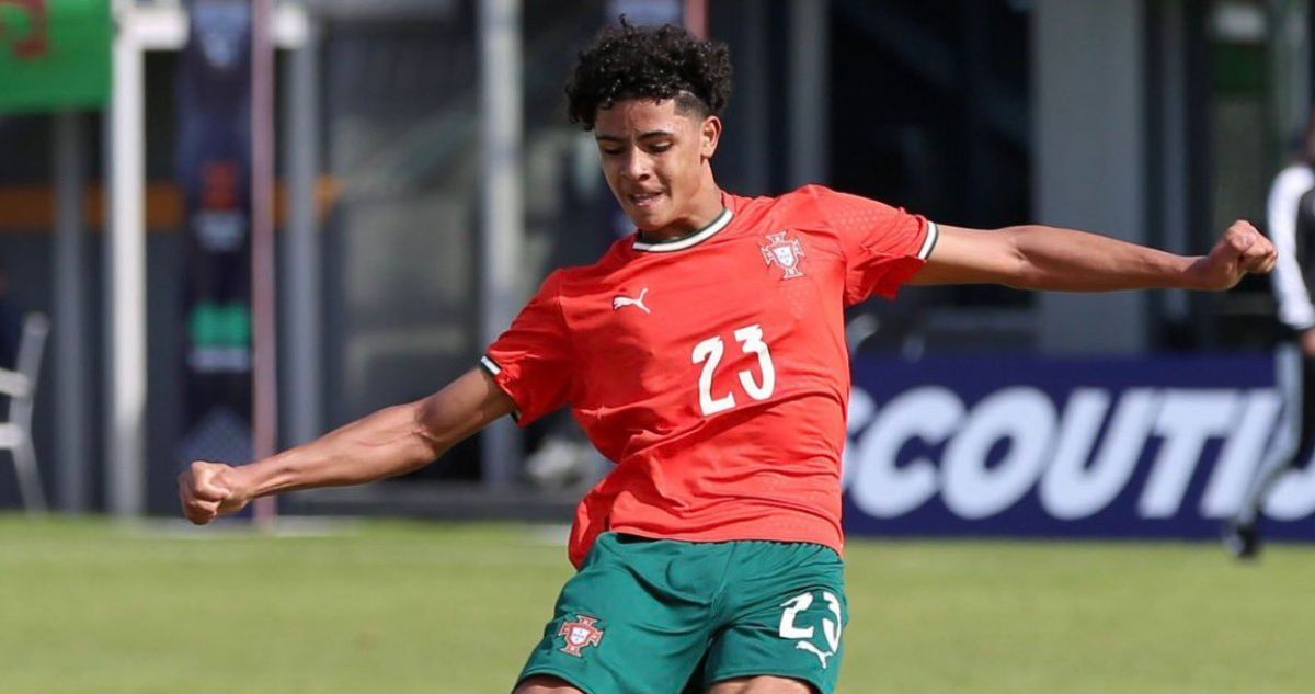 Cristiano Ronaldo Júnior ya marca goles con la Selección de Portugal.