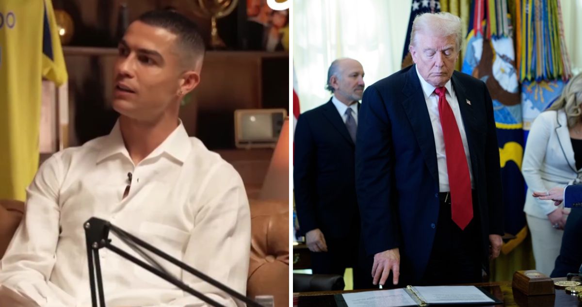 El portugués Cristiano Ronaldo elogió a Donald Trump.