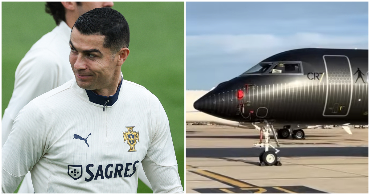 Cristiano Ronaldo y su jet privado