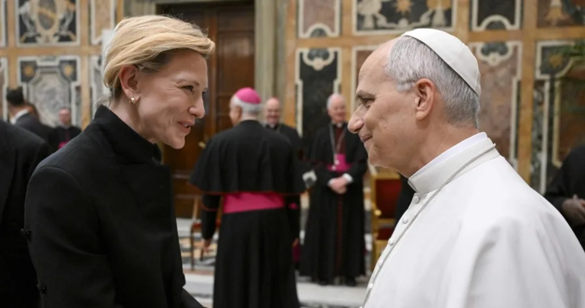Desde Cate Blanchett a Spike Lee: Papa León XlV recibe a decenas de estrellas del cine en el Vaticano