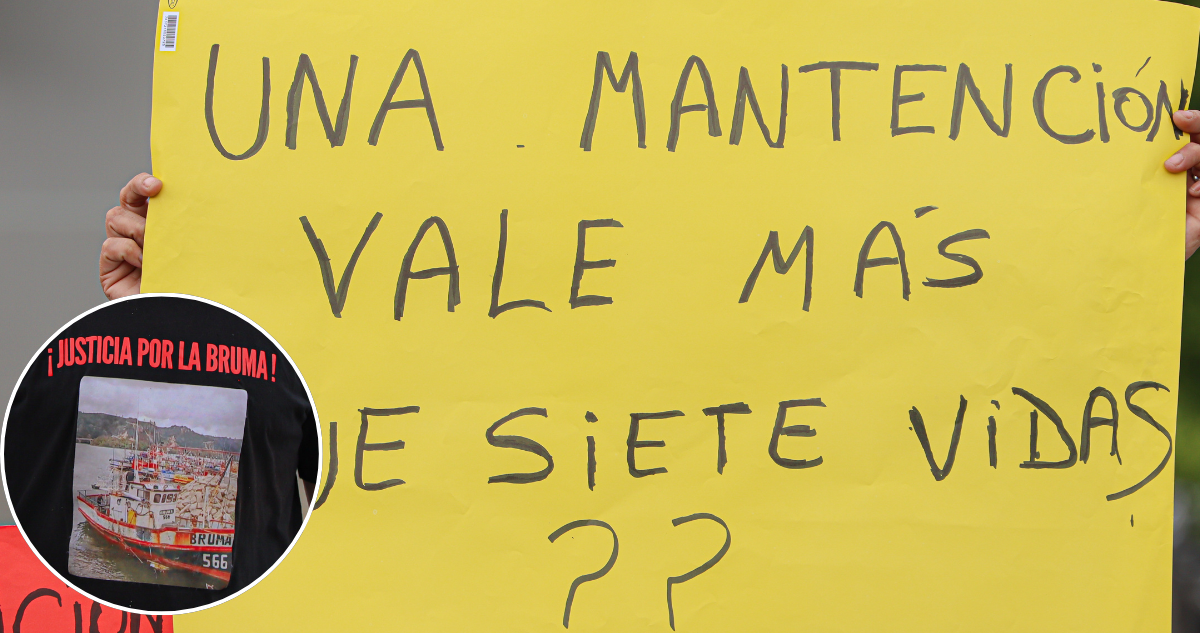 Tras petición de familias de pescadores del Bruma: suspenden momentáneamente mantención al buque Cobra