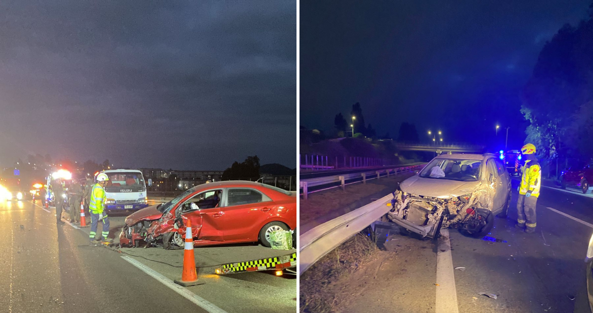 Accidente de tránsito deja dos lesionados en Valparaíso