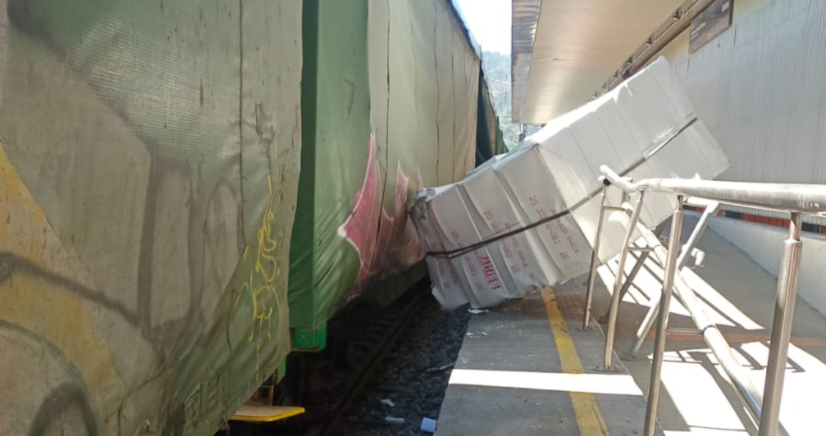 Descarrilamiento de tren de carga