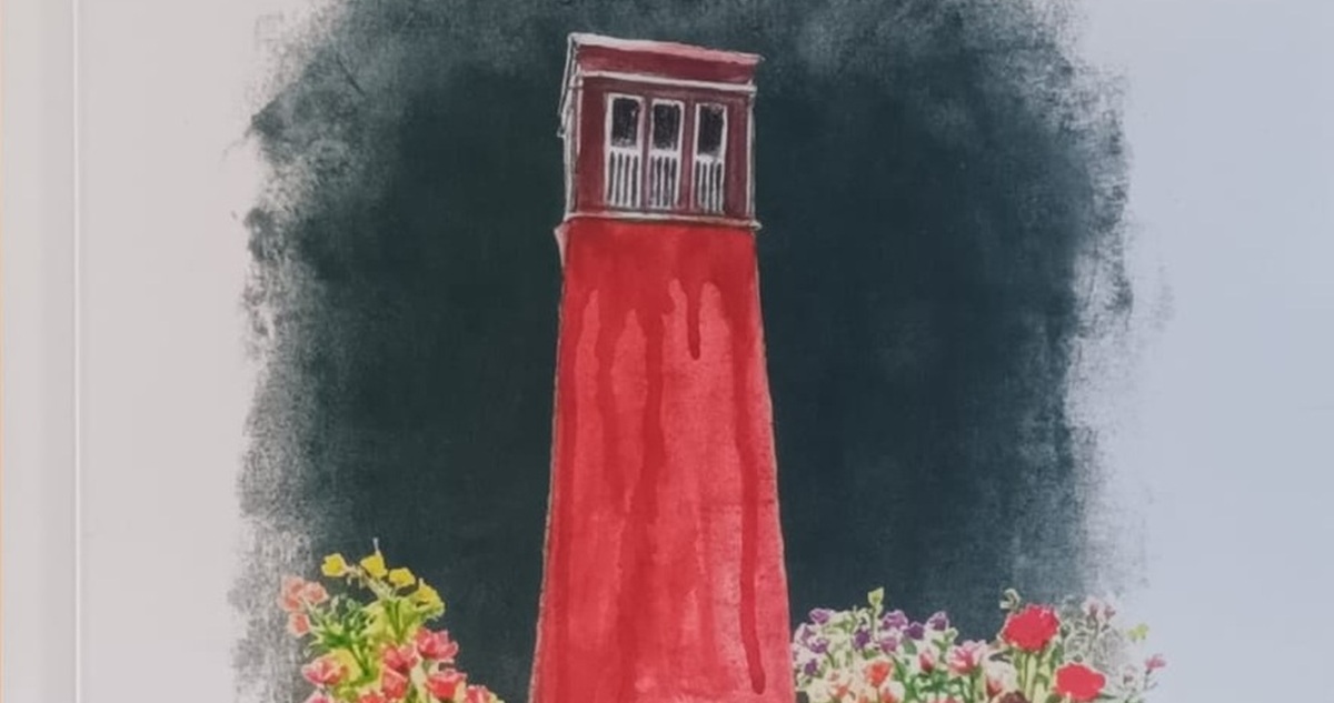 Portada de Aferrada a mi balsa, de Gladys Díaz Armijo. CEIBO Ediciones.