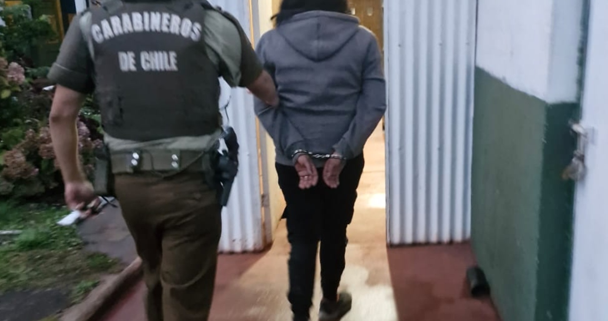 Detenida prófuga por homicidio en Valdivia