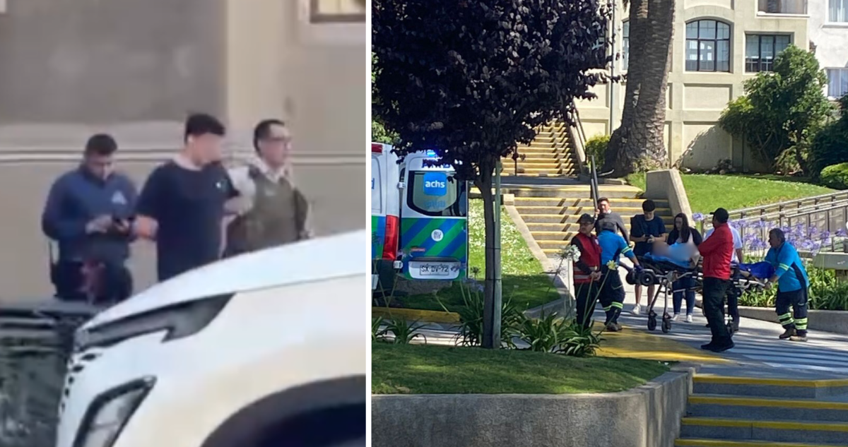 Detienen a estudiante que atacó a profesor en USM de Valparaíso: habría usado arma blanca