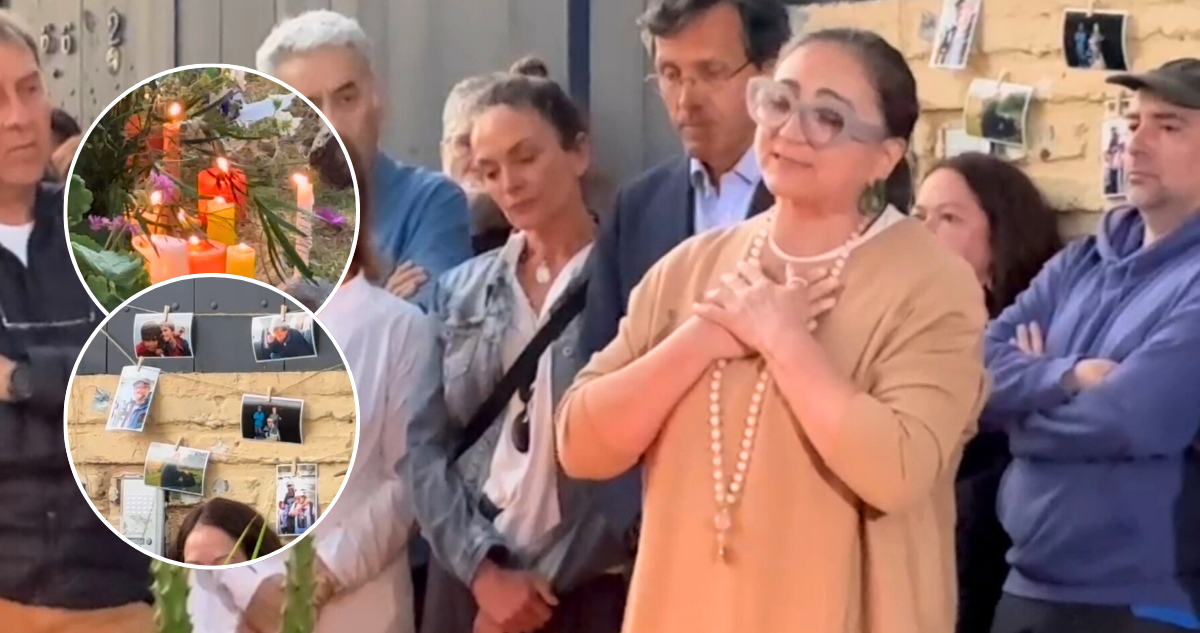 Rostros de TV, familiares y amigos rinden homenaje a Eduardo Cruz-Coke y sus hijos en emotiva velatón