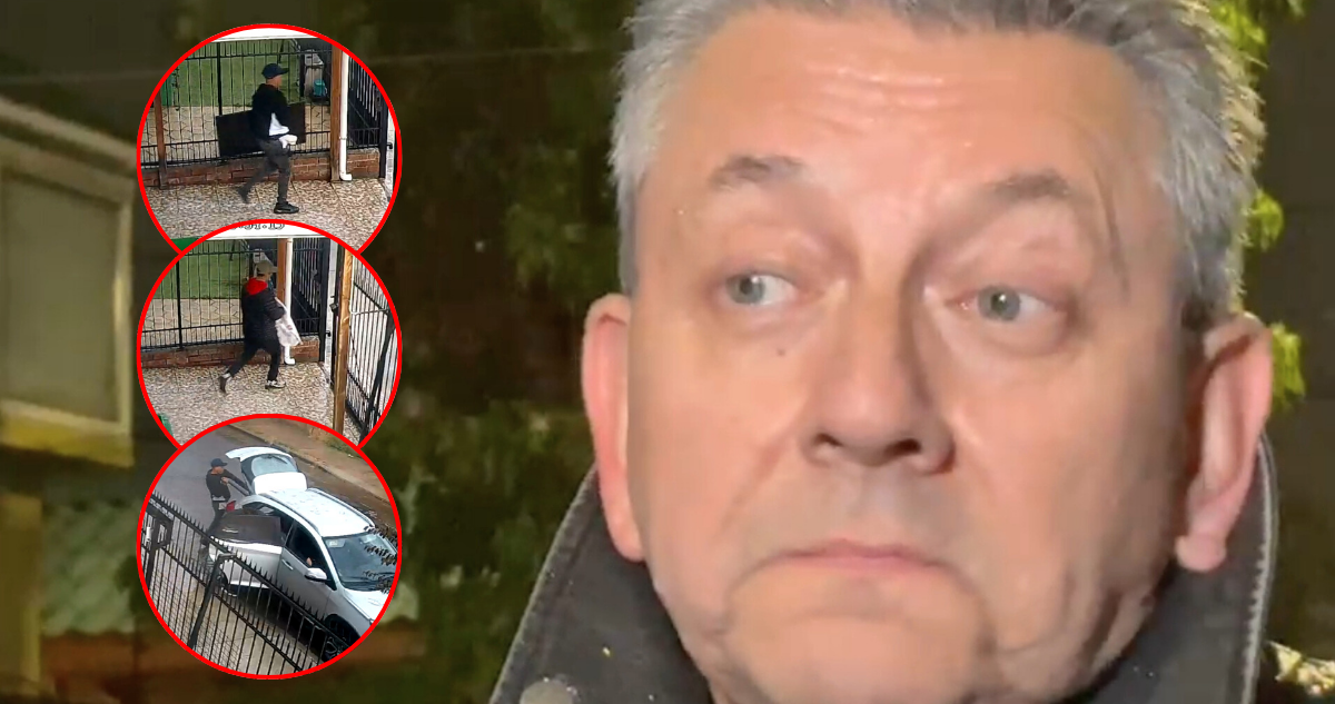 Cámara capta momento del robo a vivienda de Jaime Leyton: sujetos extrajeron especies a plena luz día