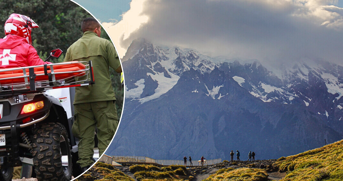 Tragedia en Torres del Paine: un turista fallecido, otro desaparecido y un tercero con hipotermia