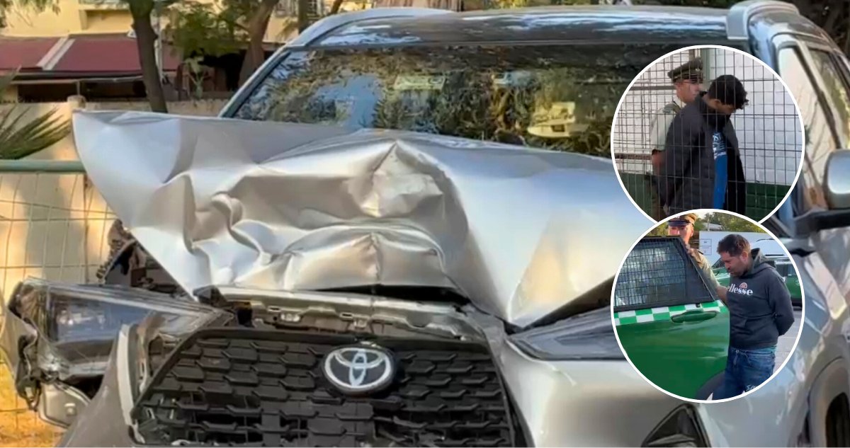 Cae banda sospechosa de robos en centros comerciales de la capital: hubo persecución y accidente