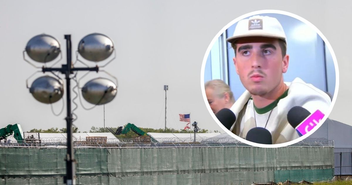 Joven chileno Domingo Ballas retorna a Santiago tras detención en polémica cárcel de migrantes en EEUU