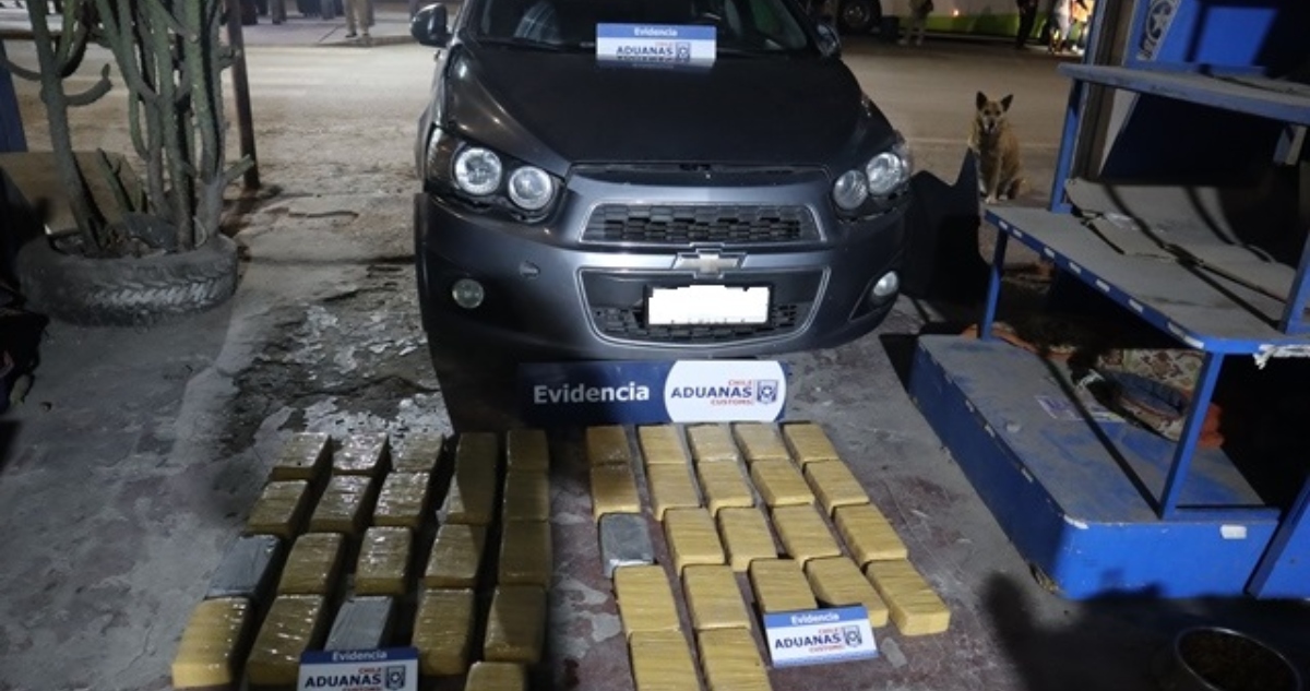 droga incautada en El Loa